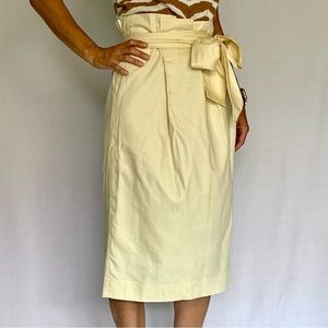 J Crew paper bag slim skirt